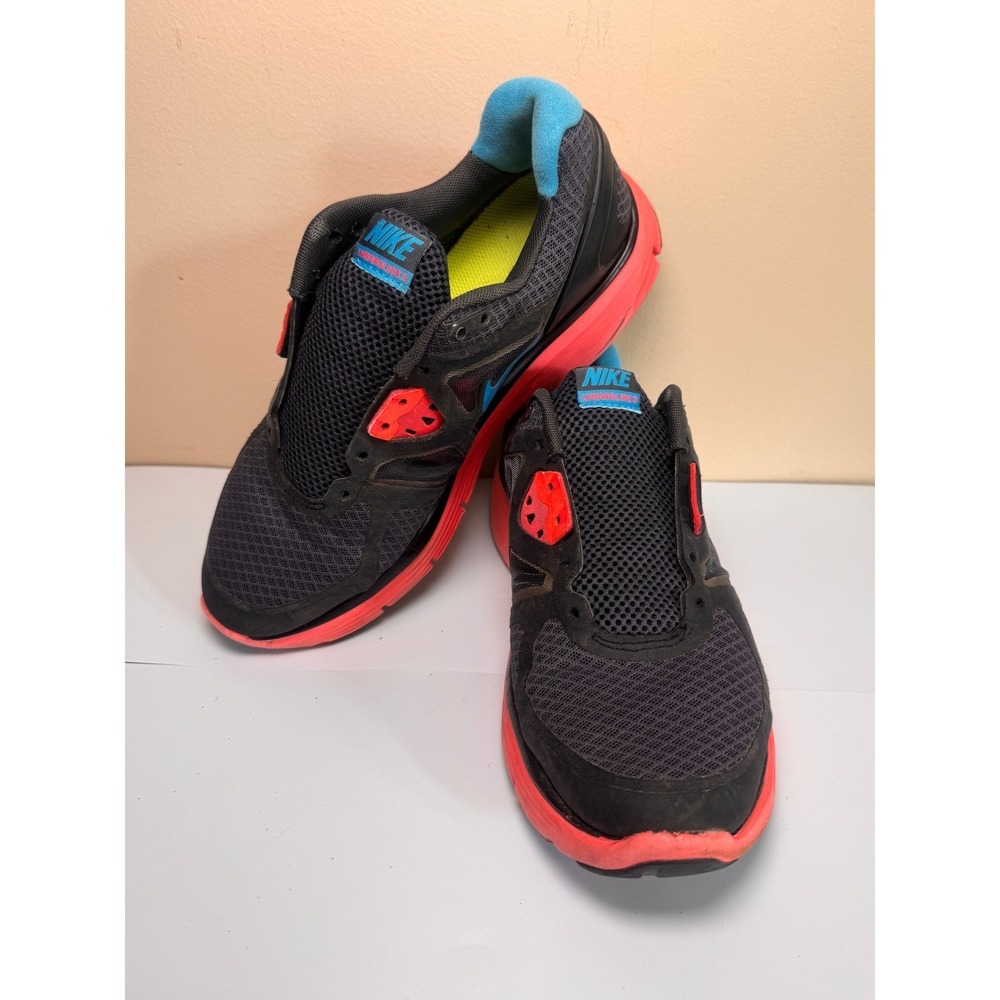 Nike LunarGlide 3 Running‎ Shoes Women's Size 8 Black Pink Athletic Sneakers